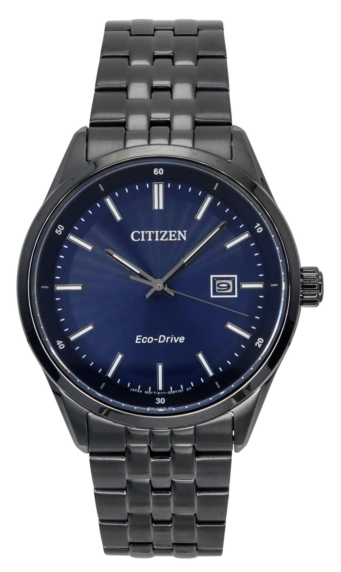 Citizen Eco-Drive Stainless Steel Blue Dial BM7567-50L 100M Men's Watch