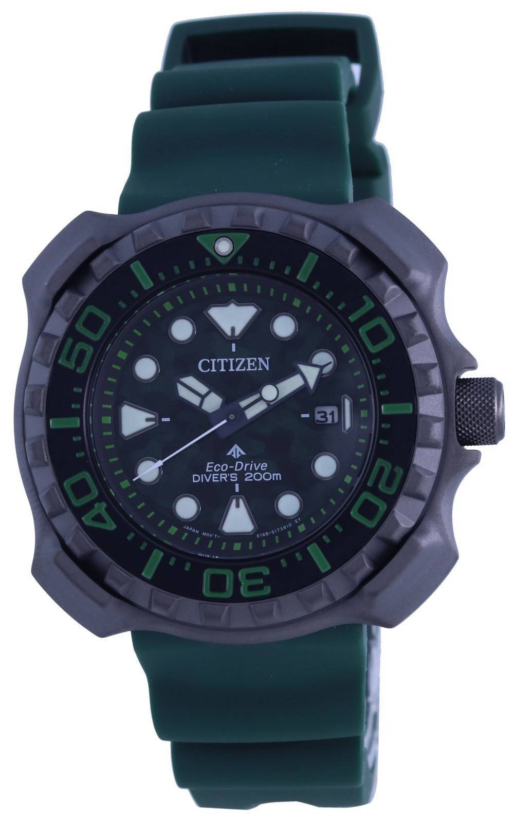 Citizen Promaster Polyurethane Strap Eco-Drive BN0228-06W 200M Men's Watch