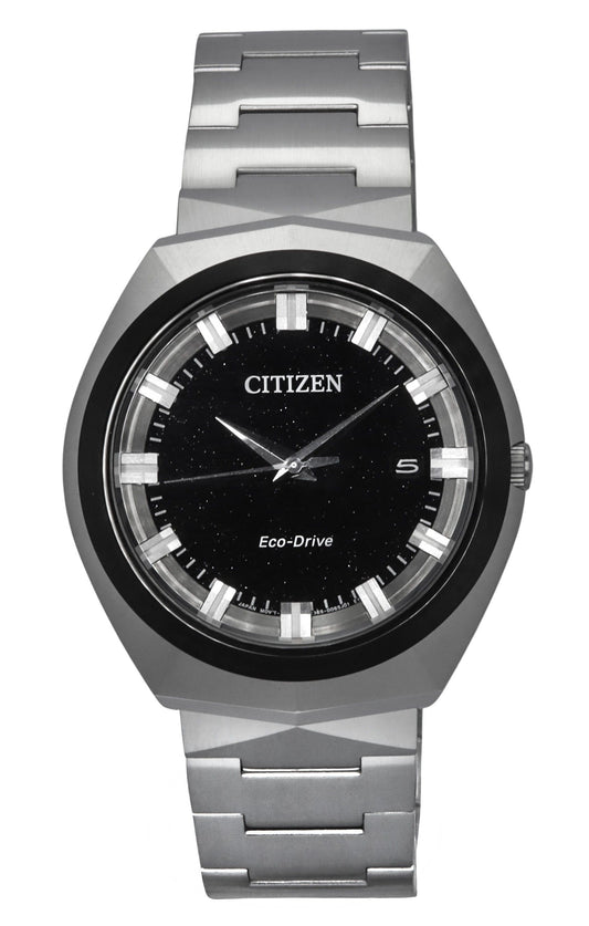 Citizen Eco-Drive 365 Stainless Steel Black Dial BN1014-55E 100M Men's Watch