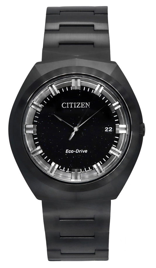 Citizen Eco-Drive 365 Stainless Steel Black Dial BN1015-52E 100M Men's Watch