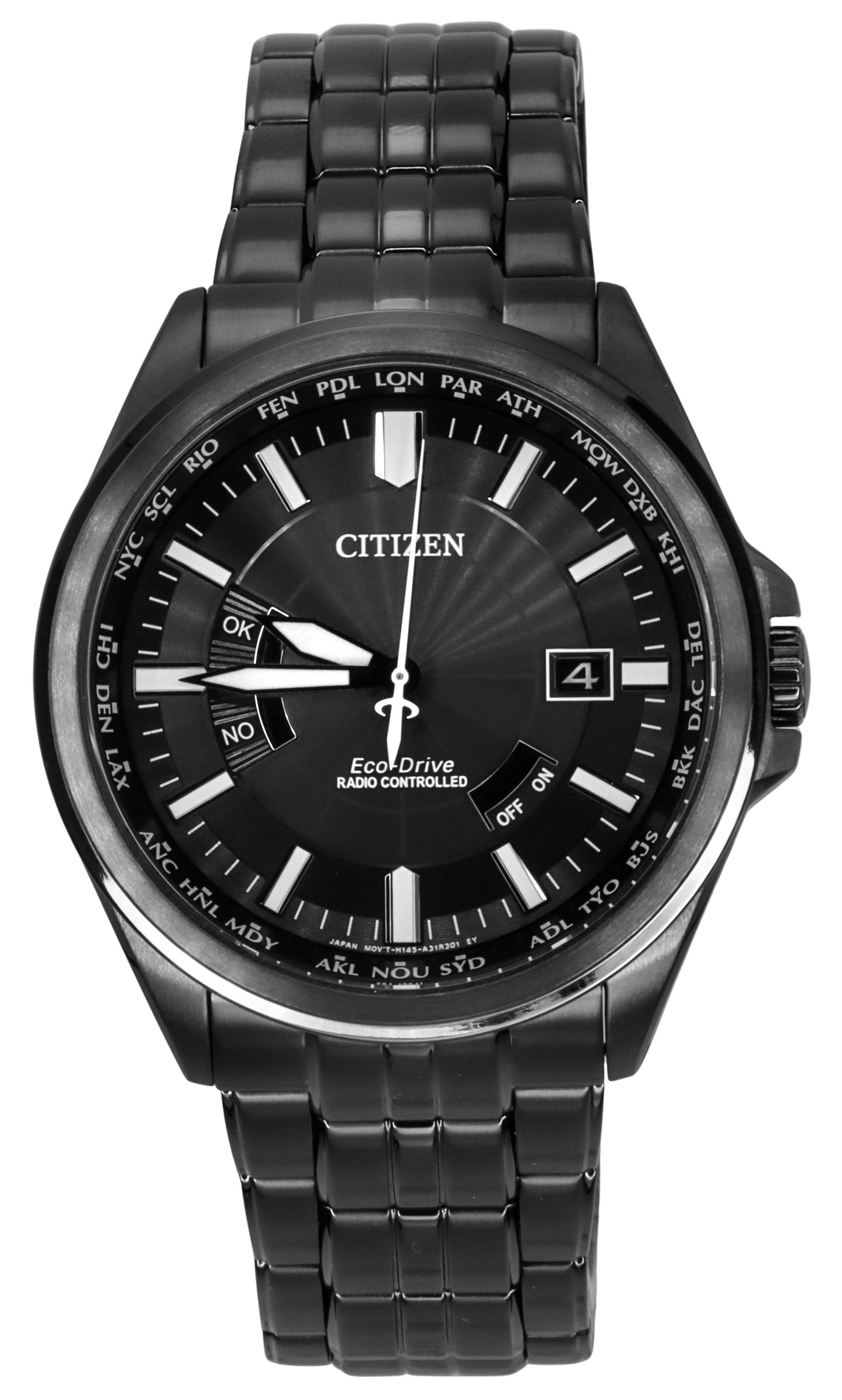 Citizen Collection Night Color Edition Radio Controlled Black Dial Eco-Drive CB0294-54E 100M Men's Watch