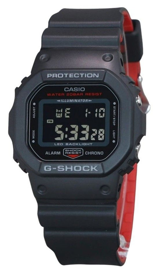 Casio G-Shock Digital Resin Strap Quartz DW-5600UHR-1 200M Men's Watch