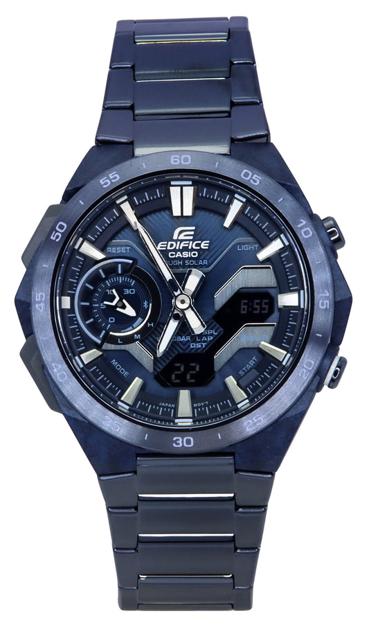 Casio Edifice Windflow Analog Digital Cool Blue Edition Smartphone Link Blue Dial Solar ECB-2200CB-2 100M Men's Watch