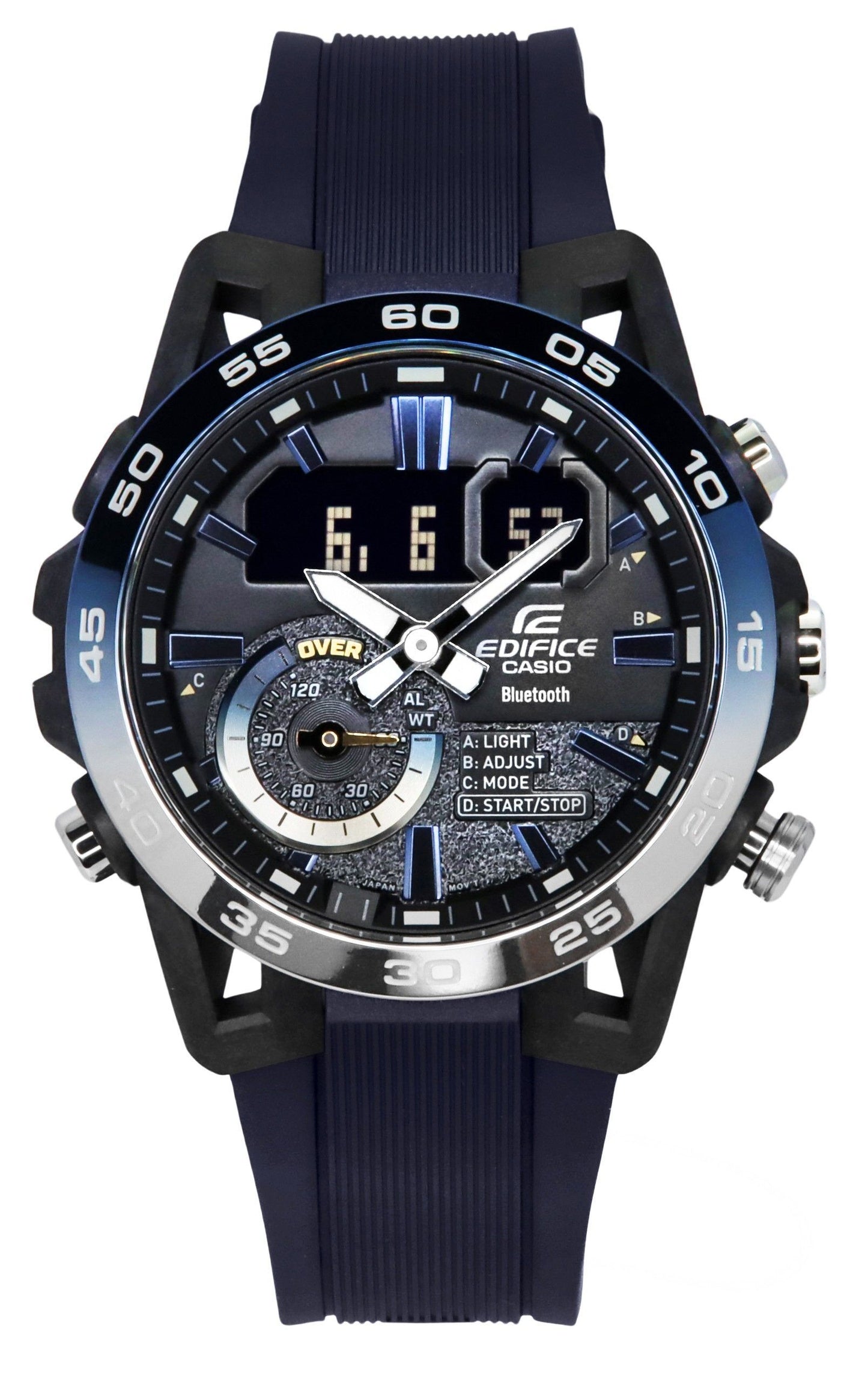 Casio Edifice Suspension Nighttime Drive Analog Digital Smartphone Link Quartz ECB-40NP-1A 100M Men's Watch