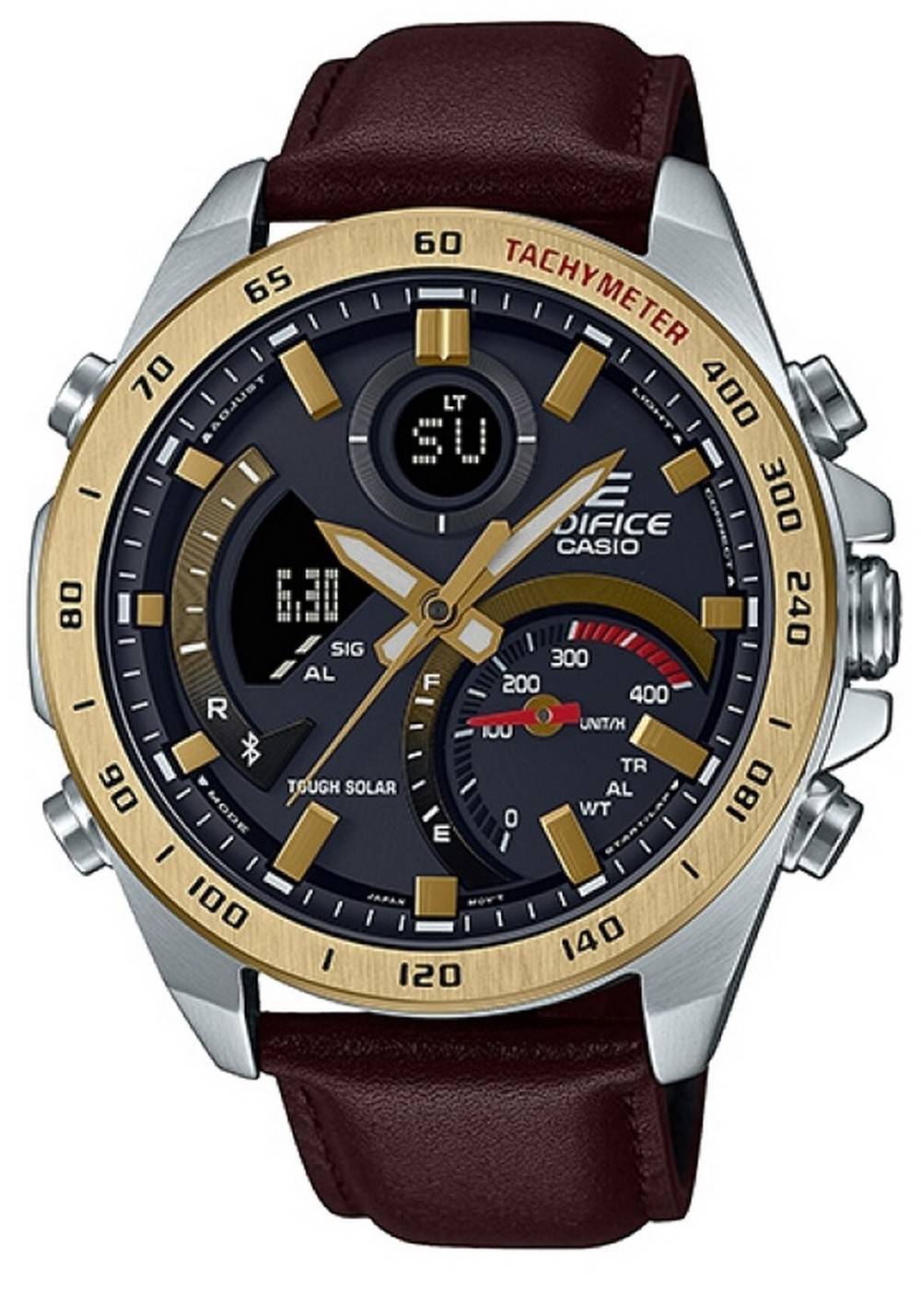 Casio Edifice Smartphone Link Chronograph Analog Digital Tough Solar ECB-900GL-1A ECB900GL-1 100M Men's Watch