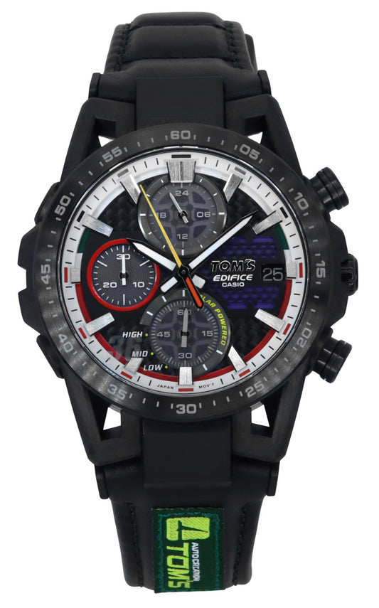 Casio Edifice Sospensione Analog TOM’S 50th Anniversary Edition Black Dial Solar EFS-S641TMS-1A 100M Men's Watch