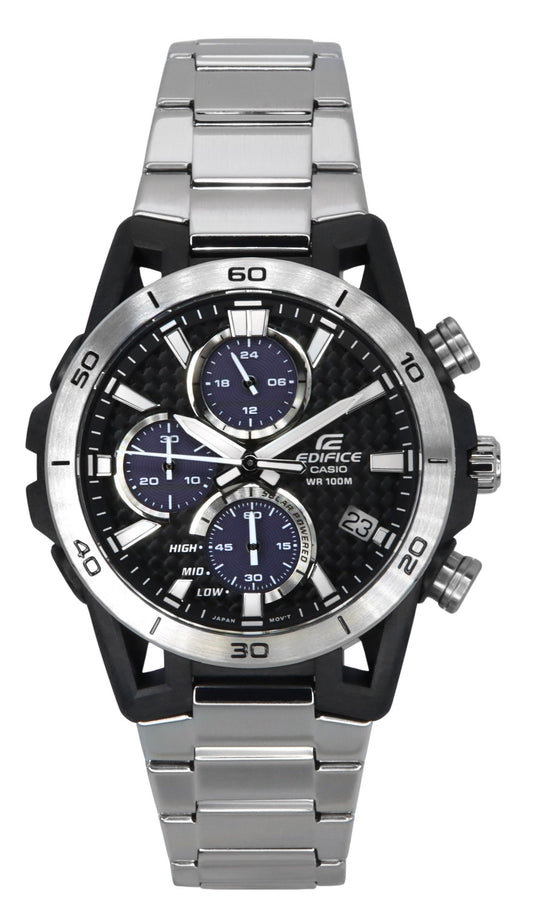 Casio Edifice Sospensione Analog Chronograph Stainless Steel Grey Dial Solar Powered EQS-960D-1AV 100M Men's Watch