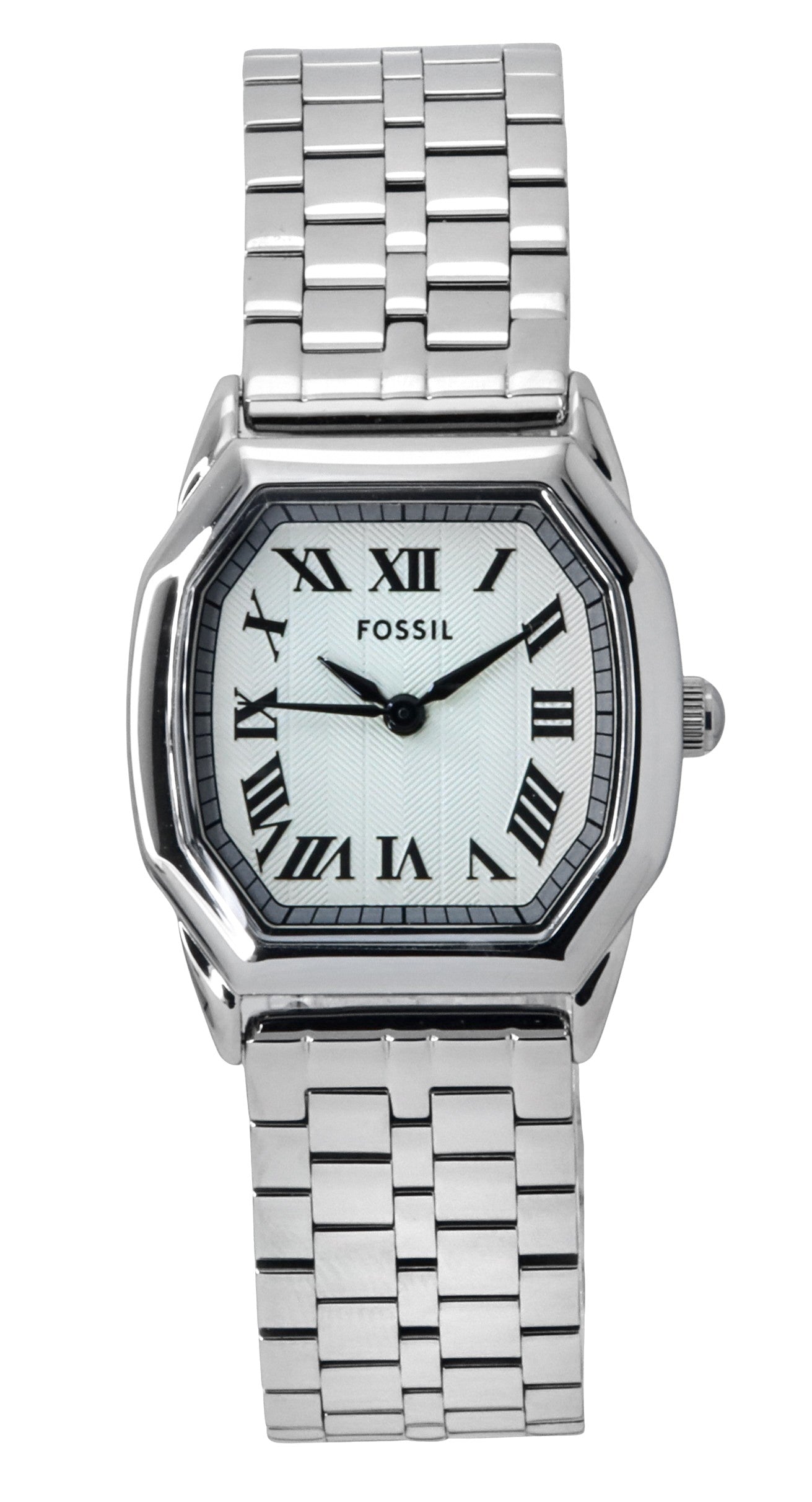 Fossil Harlow Stainless Steel Cream Dial Quartz ES5363 Women's Watch