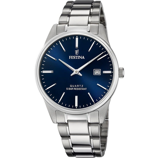 Festina Classics Stainless Steel Blue Dial Quartz F20511-3 Men's Watch