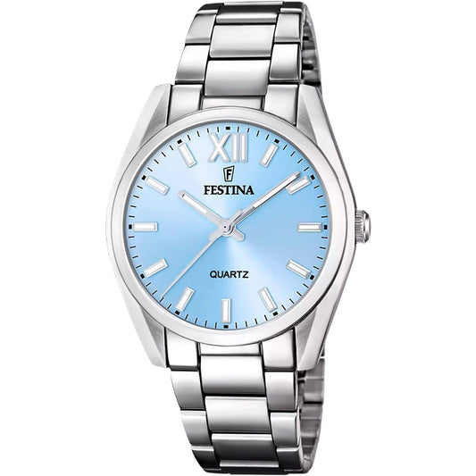 Festina Boyfriend Stainless Steel Blue Dial Quartz F20622-3 Women's Watch