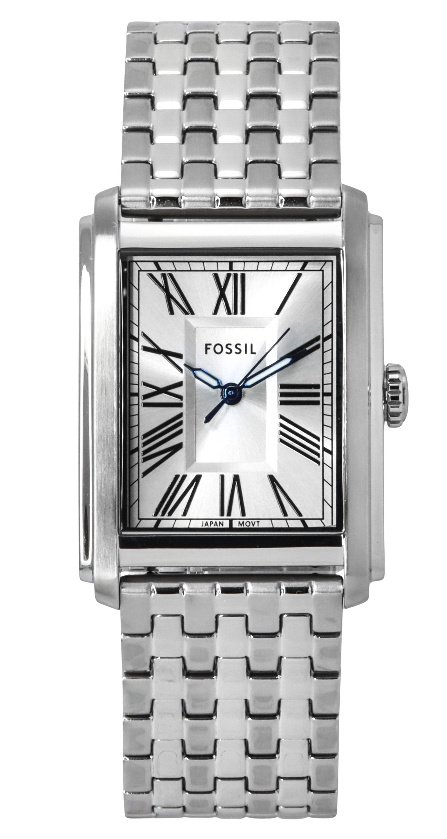 Fossil Carraway Stainless Steel Silver Dial Quartz FS6008 Men's Watch