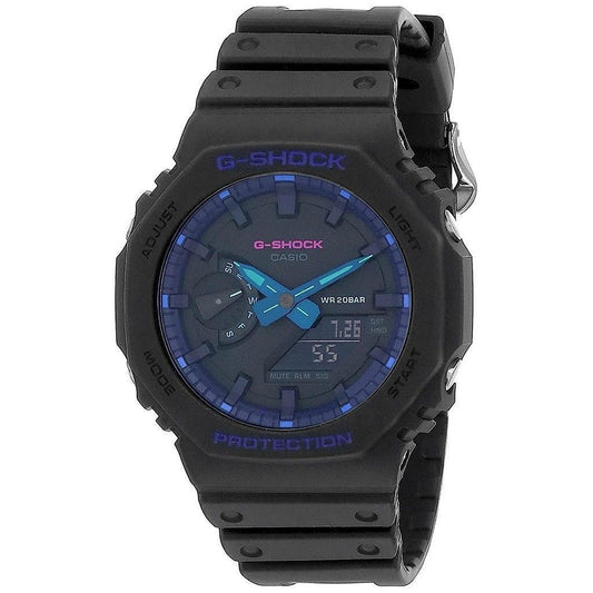 Casio G-Shock Analog Digital Black Dial Quartz GA-2100VB-1A GA2100VB-1 200M Men's Watch