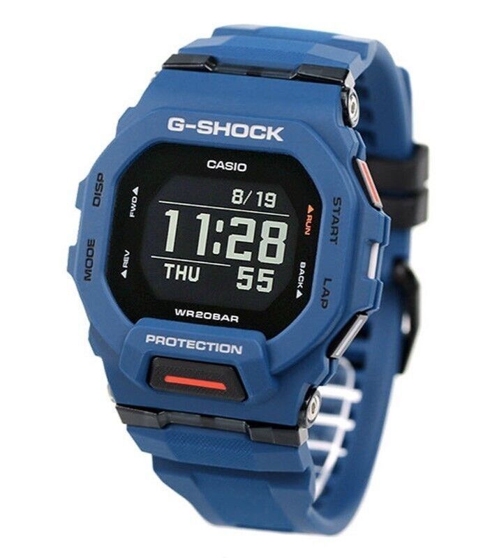 Casio G-Shock G-Squad World Time Mobile Link Digital GBD-200-2 GBD200-2 200M Men's Watch