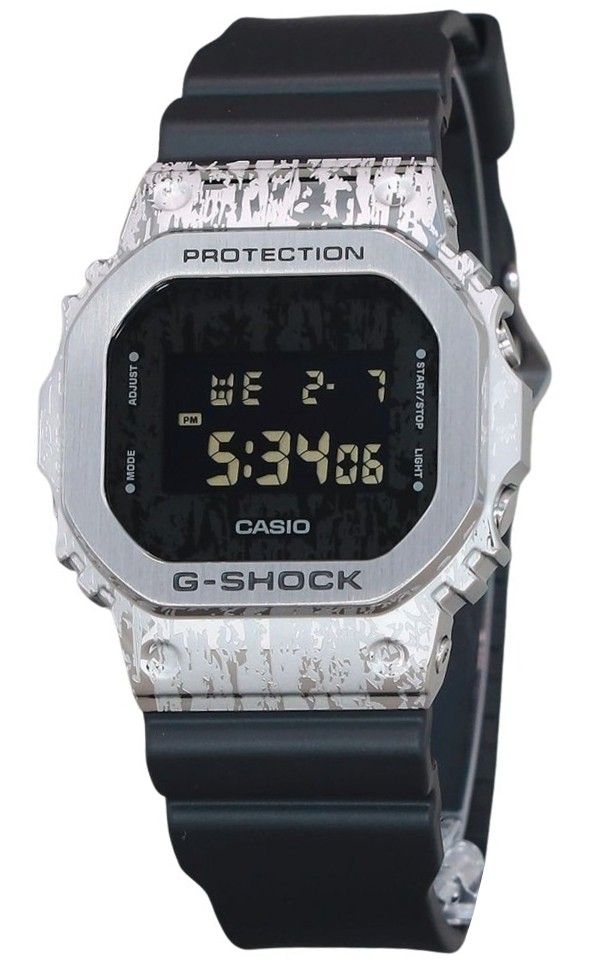 Casio G-Shock Digital Grunge Camouflage Series Grey Dial Quartz GM-5600GC-1 200M Men's Watch