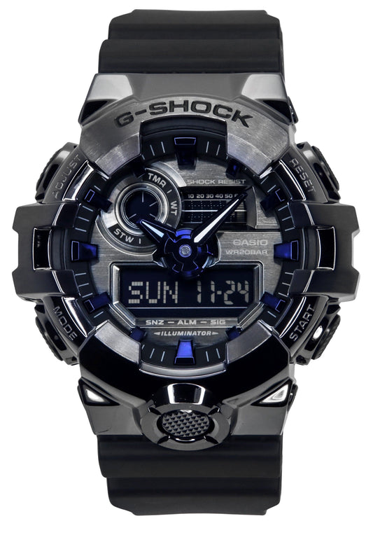 Casio G-Shock G-Steel Analog Digital Resin Strap Grey Dial Quartz GM-700P-6A 200M Men's Watch