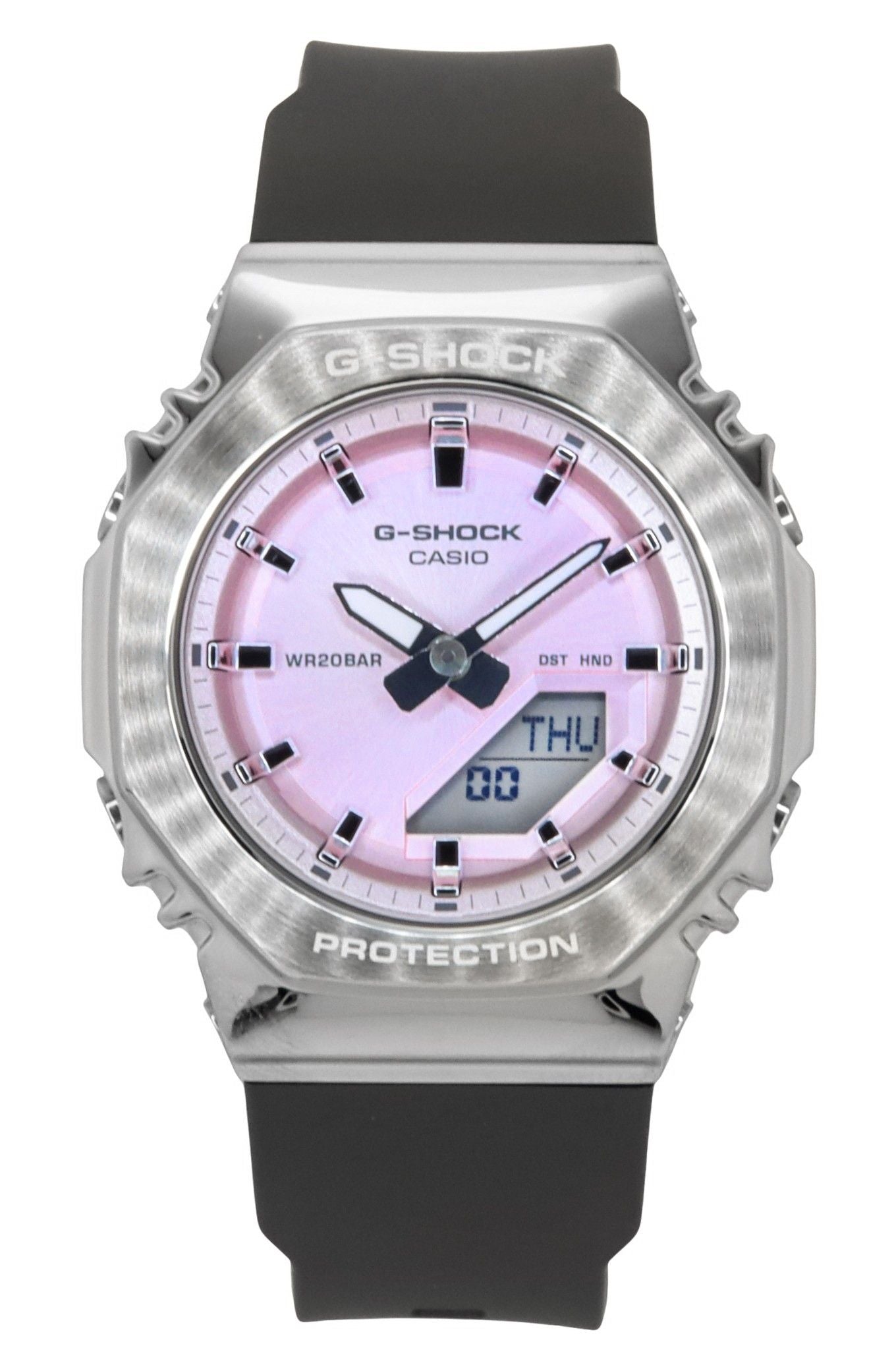 Casio G-Shock Analog Digital Bio-Based Resin Strap Pink Dial Quartz GM-S2110-4A 200M Women's Watch