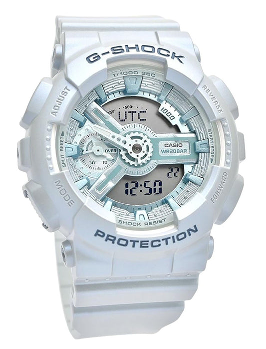 Casio G-Shock Analog Digital Bio-Based Resin Strap Blue Dial Quartz GMA-S110ST-2A 200M Women's Watch