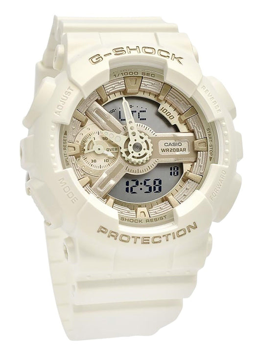 Casio G-Shock Analog Digital Bio-Based Resin Single Tone Dial Quartz GMA-S110ST-7A 200M Women's Watch