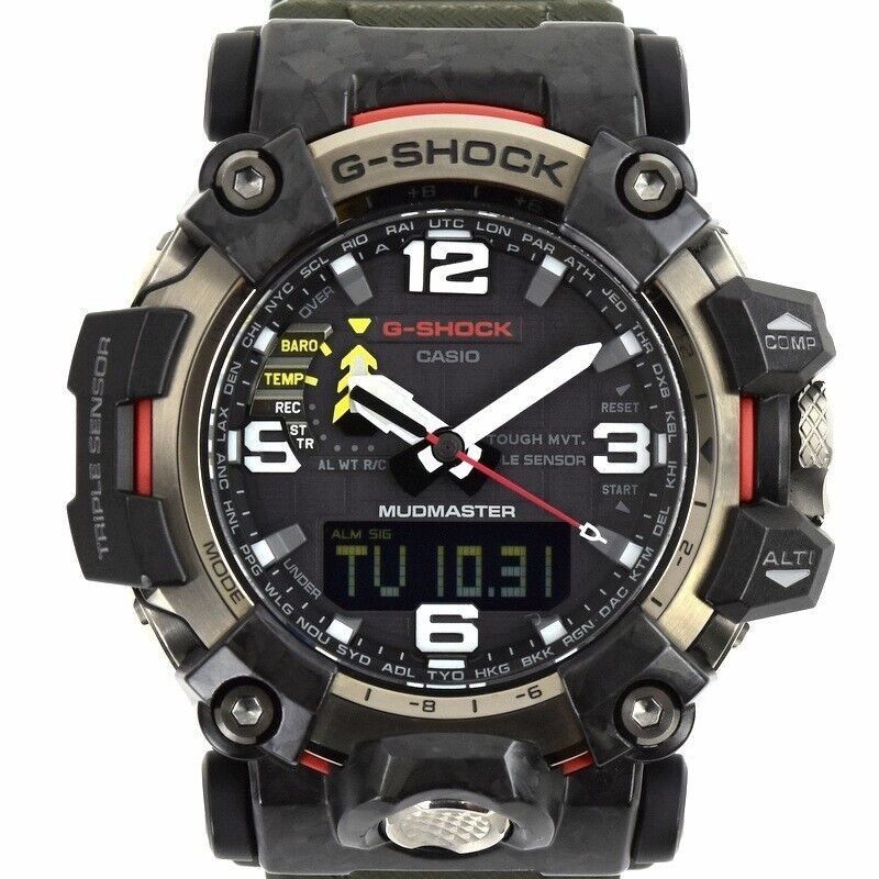 Casio G-Shock Mudmaster Analog Digital Solar Powered GWG-2000-1A3 GWG2000-1A3 200M Men's Watch