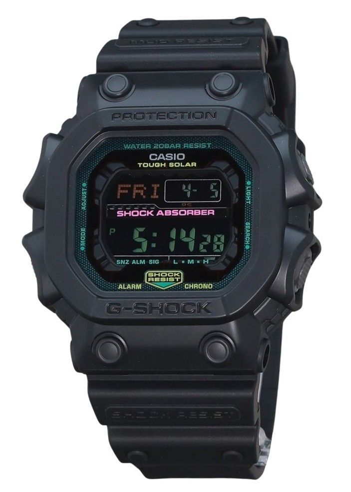 Casio G-Shock Digital Resin Strap Multifluorescent Tough Solar GX-56MF-1 200M Men's Watch