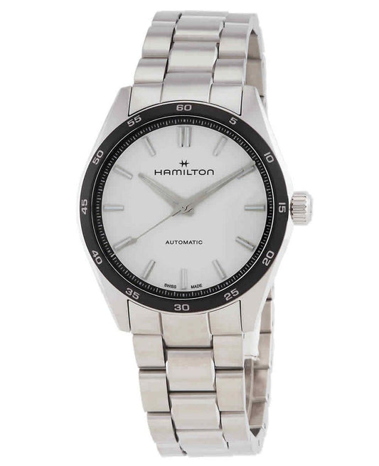 Hamilton Jazzmaster Performer Stainless Steel White Dial Automatic H36205110 100M Men's Watch