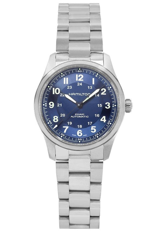 Hamilton Khaki Field Titanium Blue Dial Automatic H70205140 100M Men's Watch