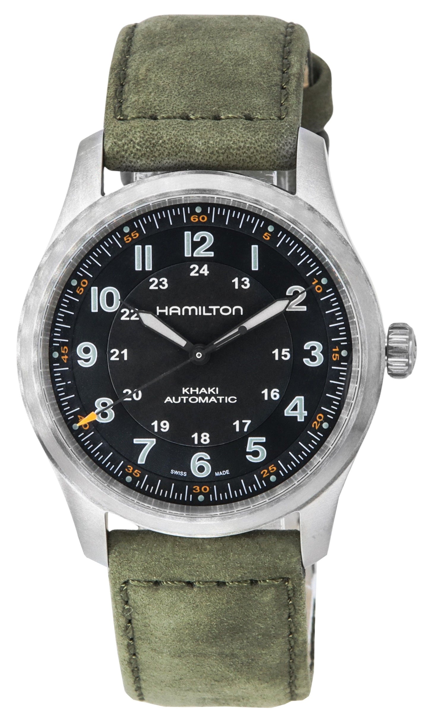 Hamilton Khaki Field Titanium Black Dial Automatic H70205830 100M Men's Watch