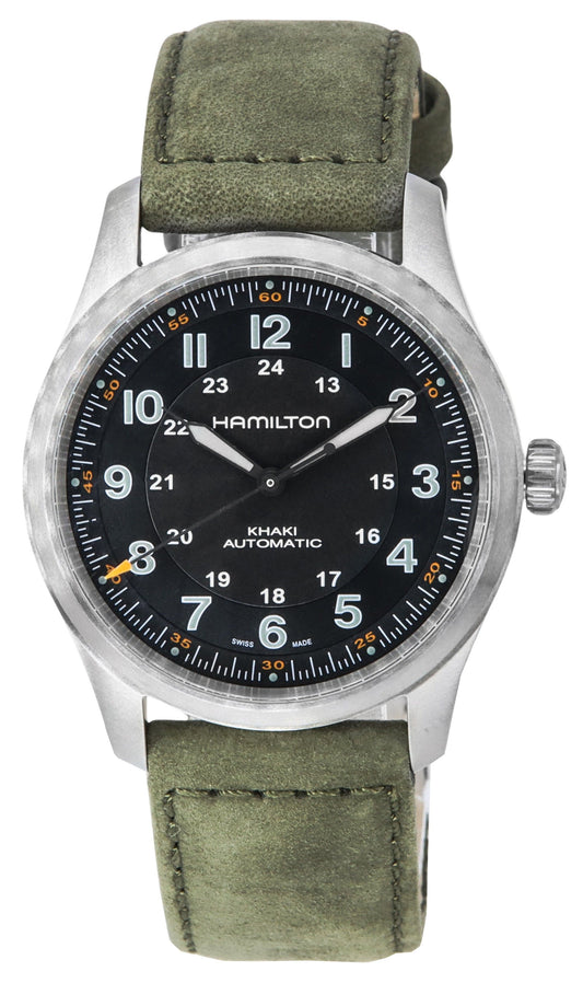 Hamilton Khaki Field Titanium Black Dial Automatic H70205830 100M Men's Watch