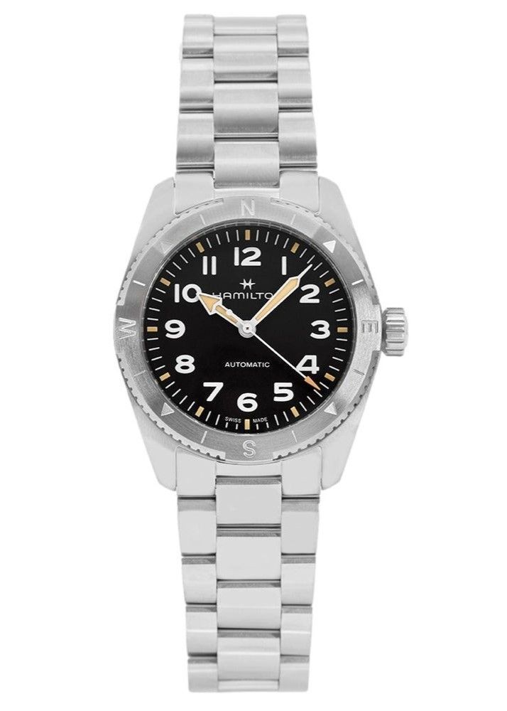 Hamilton Khaki Field Expedition Stainless Steel Black Dial Automatic H70225130 100M Men's Watch