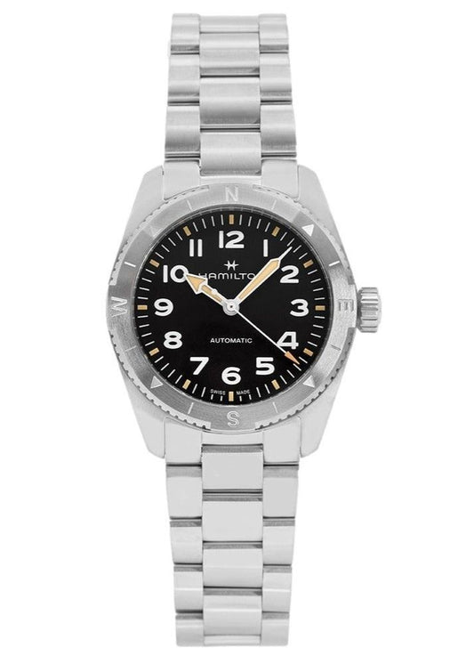 Hamilton Khaki Field Expedition Stainless Steel Black Dial Automatic H70225130 100M Men's Watch