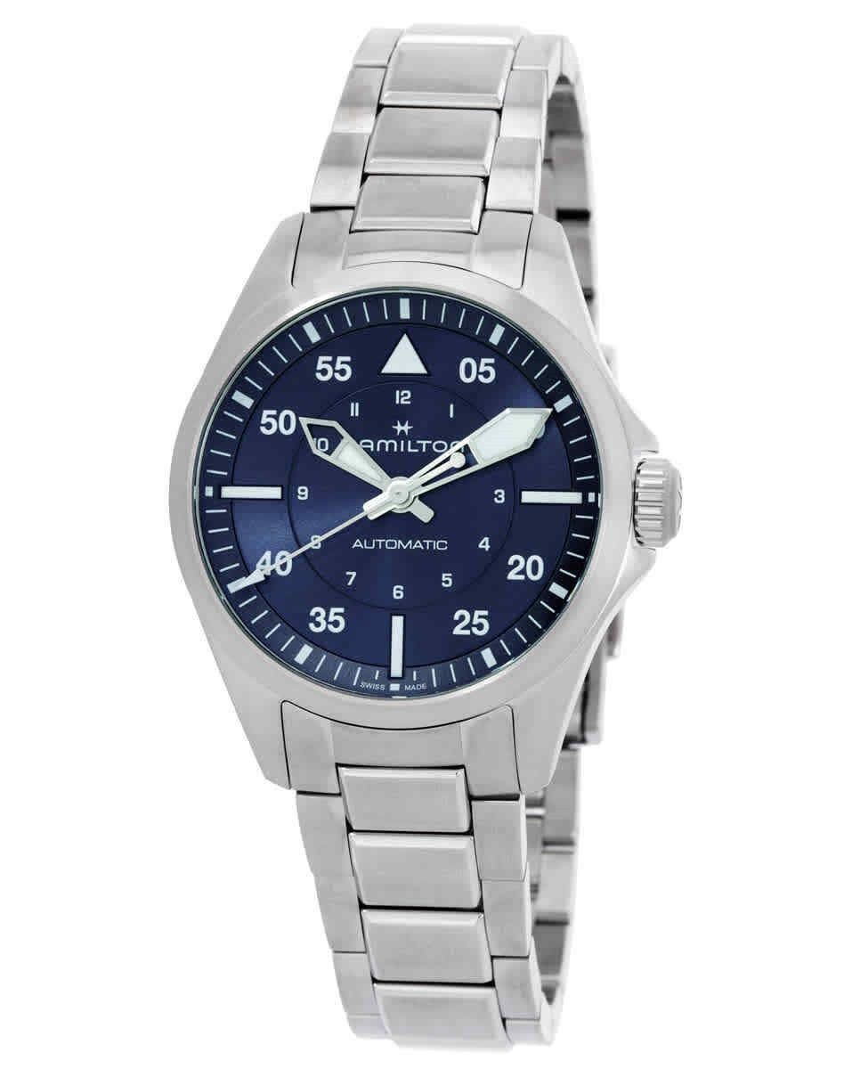 Hamilton Khaki Aviation Pilot Stainless Steel Blue Dial Automatic H76215140 100M Men's Watch