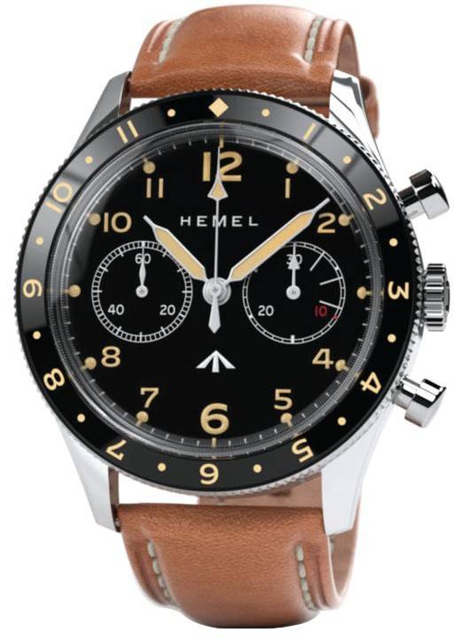 Hemel Airfoil Ceramic Bezel Black With Super-LumiNova C3 Dial Mechanical HF25 100M Men's Watch