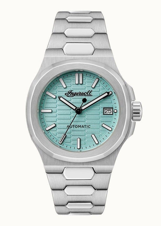 Ingersoll The Catalina Stainless Steel Turquoise Dial Automatic I14601 Men's Watch