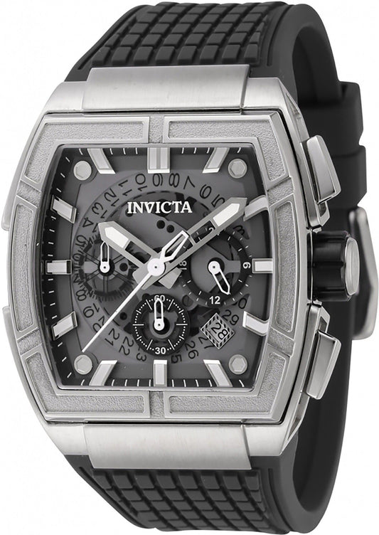 Invicta S1 Rally Gravity Defier Chronograph Multifunction Gray Skeleton Dial Quartz 44883 100M Men's Watch