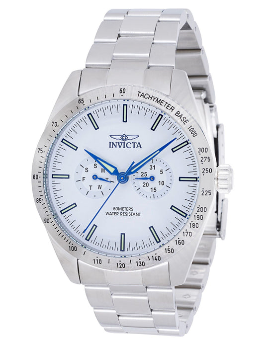 Invicta Specialty Stainless Steel White Dial Quartz 45975 Men's Watch