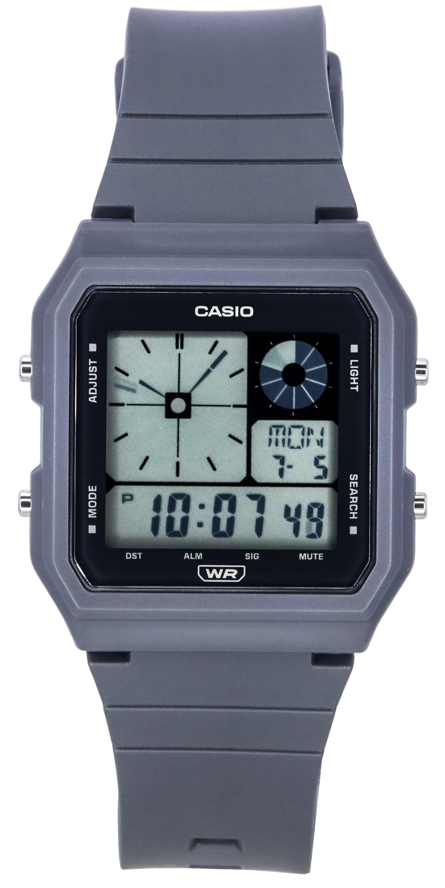 Casio POP Digital Grey Resin Strap Quartz LF-20W-8A2 Unisex Watch