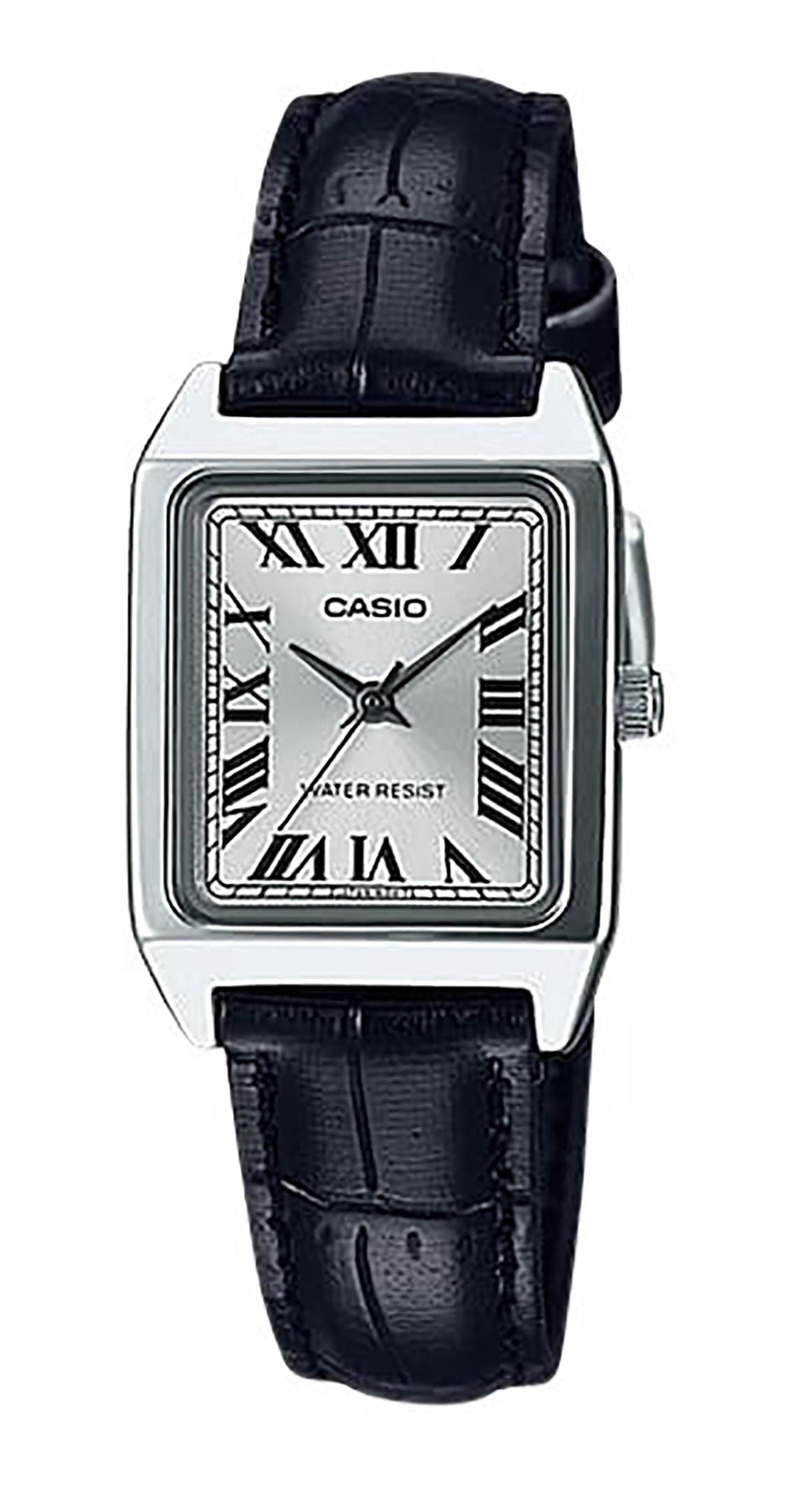 Casio Standard Analog Leather Strap Silver Dial Quartz LTP-V007L-7B1 Women's Watch