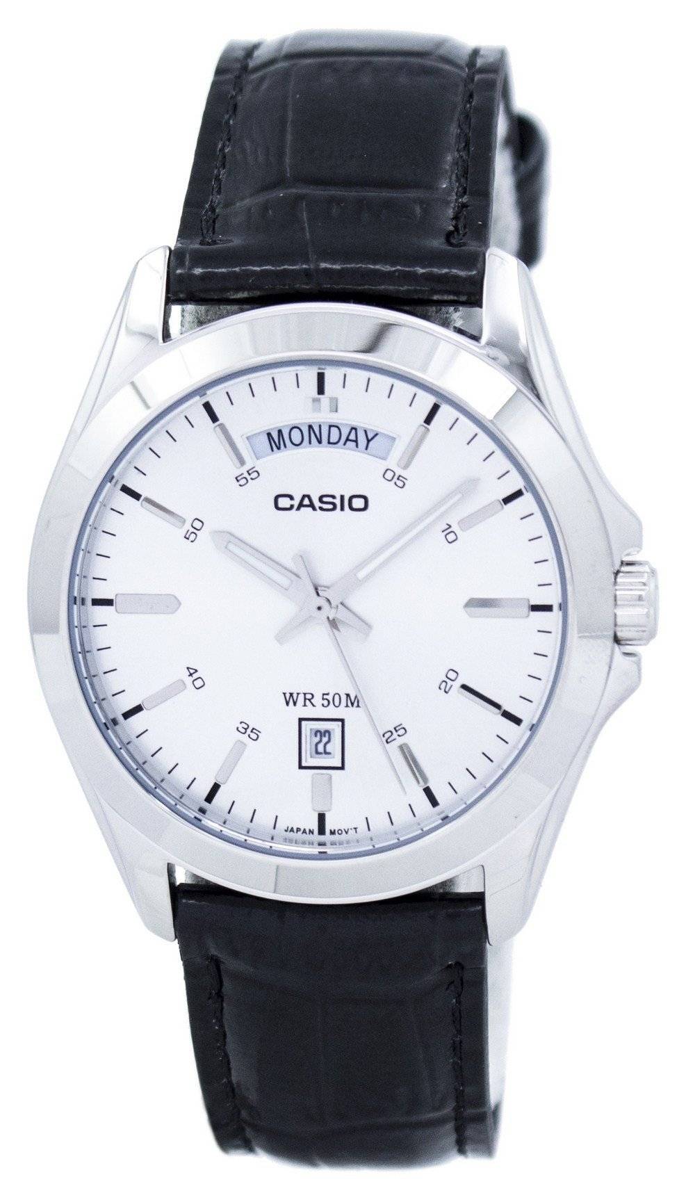 Casio Analog Silver Dial MTP-1370L-7AVDF MTP-1370L-7AV Men's Watch