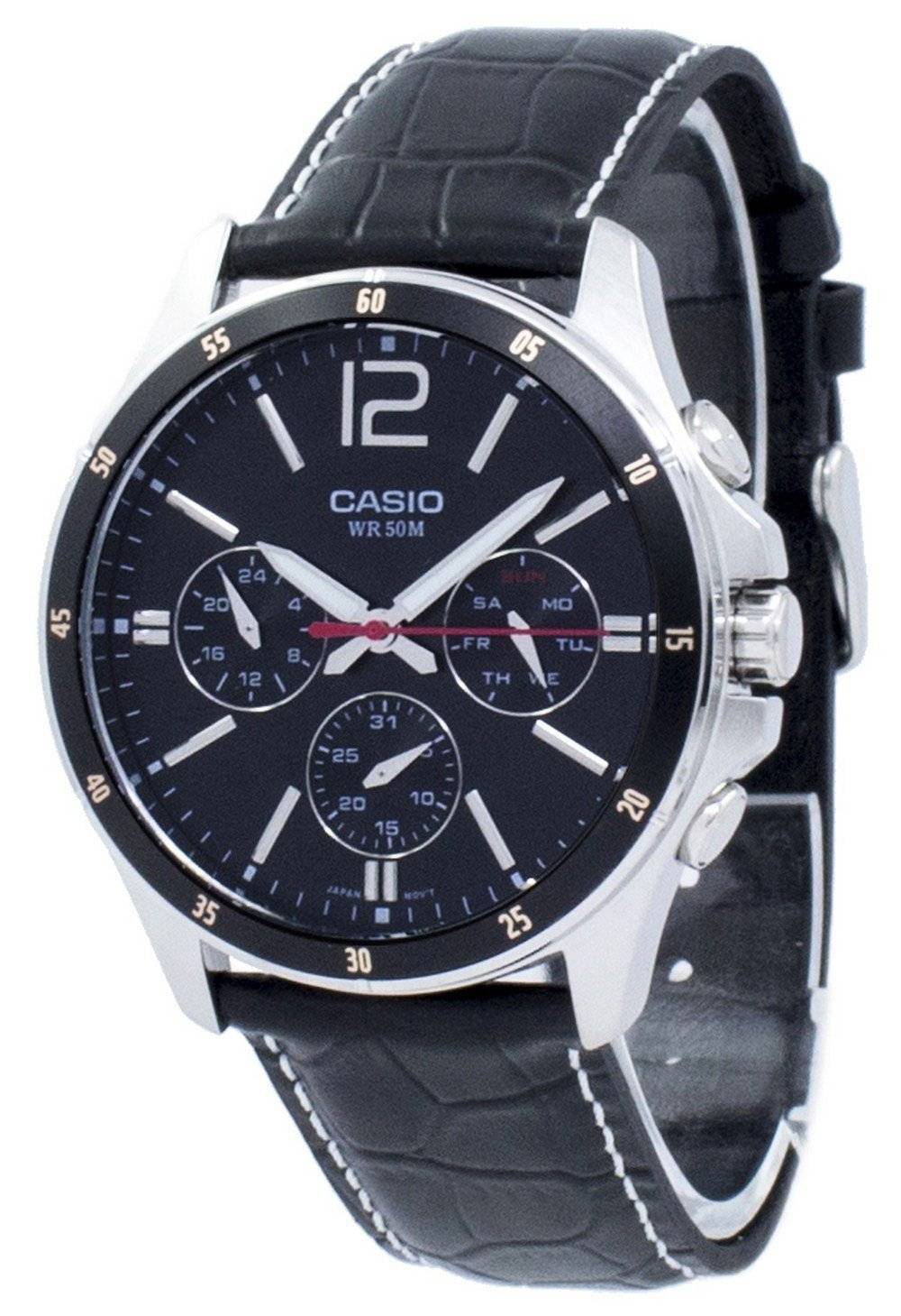 Casio Enticer Analog Quartz MTP-1374L-1AV MTP1374L-1AV Men's Watch