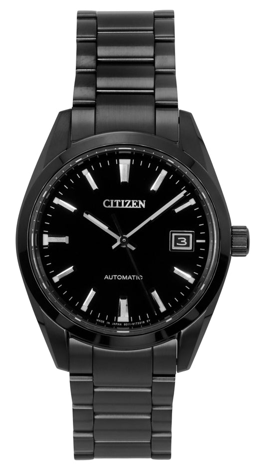 Citizen Collection Night Color Edition Stainless Steel Black Dial Automatic NB1054-58E 100M Men's Watch