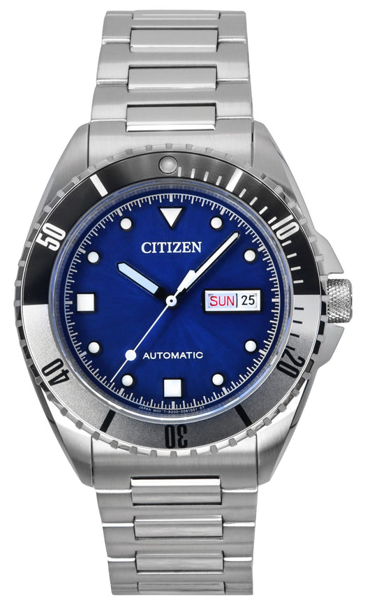 Citizen Sport Stainless Steel Blue Dial Automatic NH7530-52M 100M Men's Watch