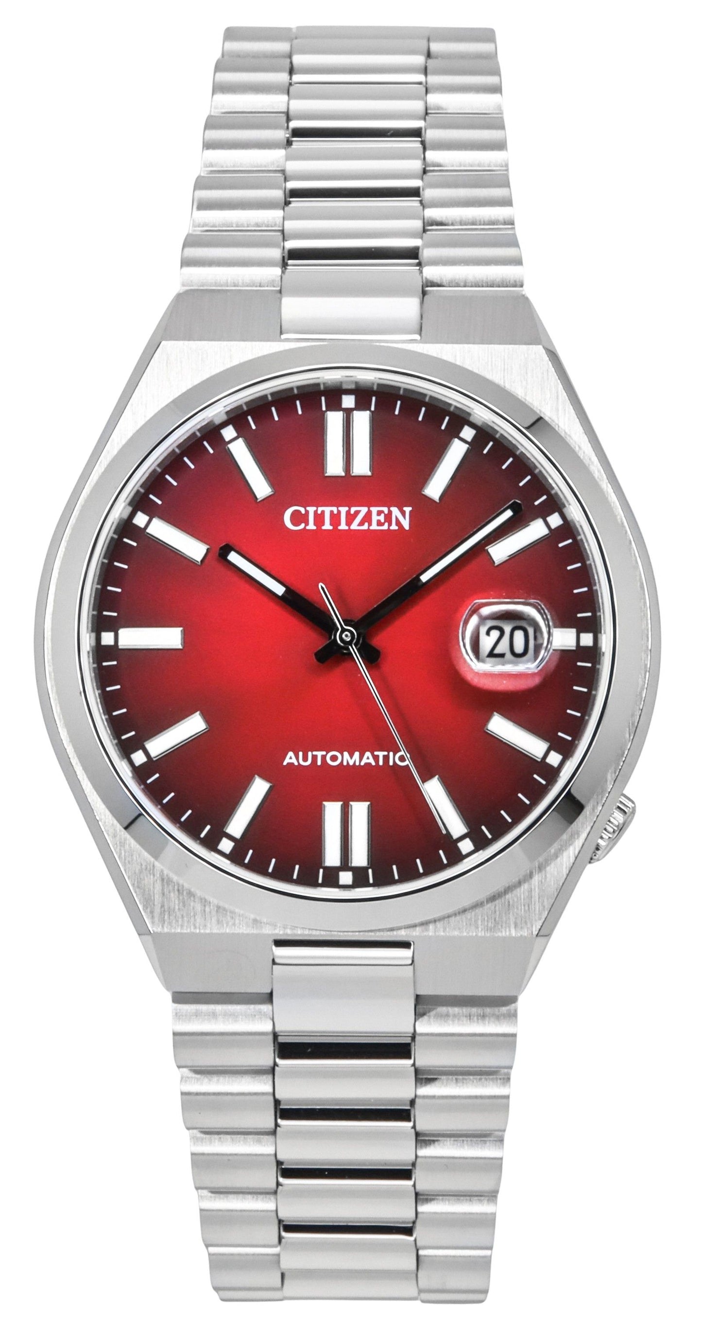 Citizen Tsuyosa Stainless Steel Burgundy Dial Automatic NJ0150-56W Men's Watch