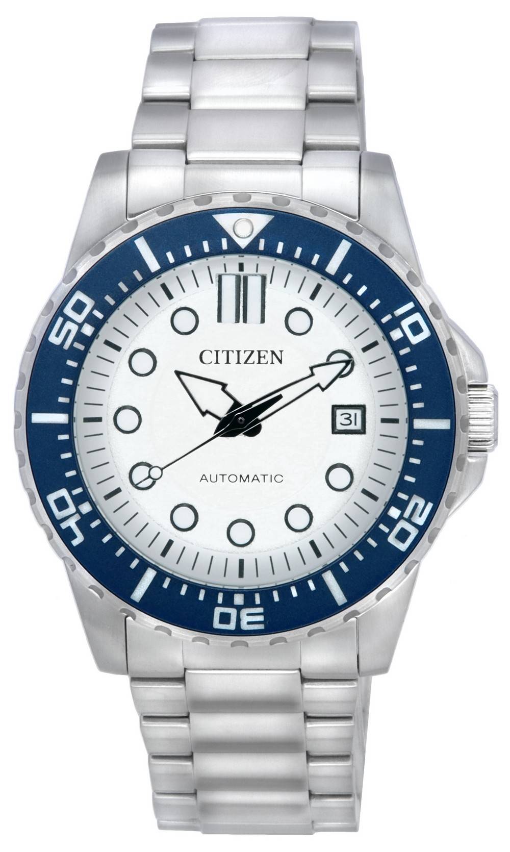 Citizen Urban White Dial Automatic NJ0171-81A 100M Men's Watch