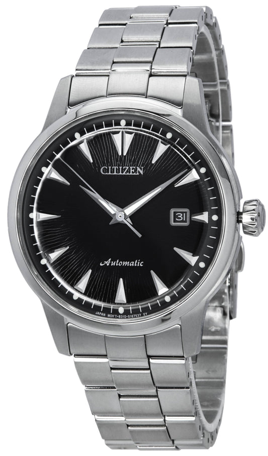 Citizen Kuroshio 64 Series Limited Edition Stainless Steel Black Dial Automatic NK0001-84E Men's Watch