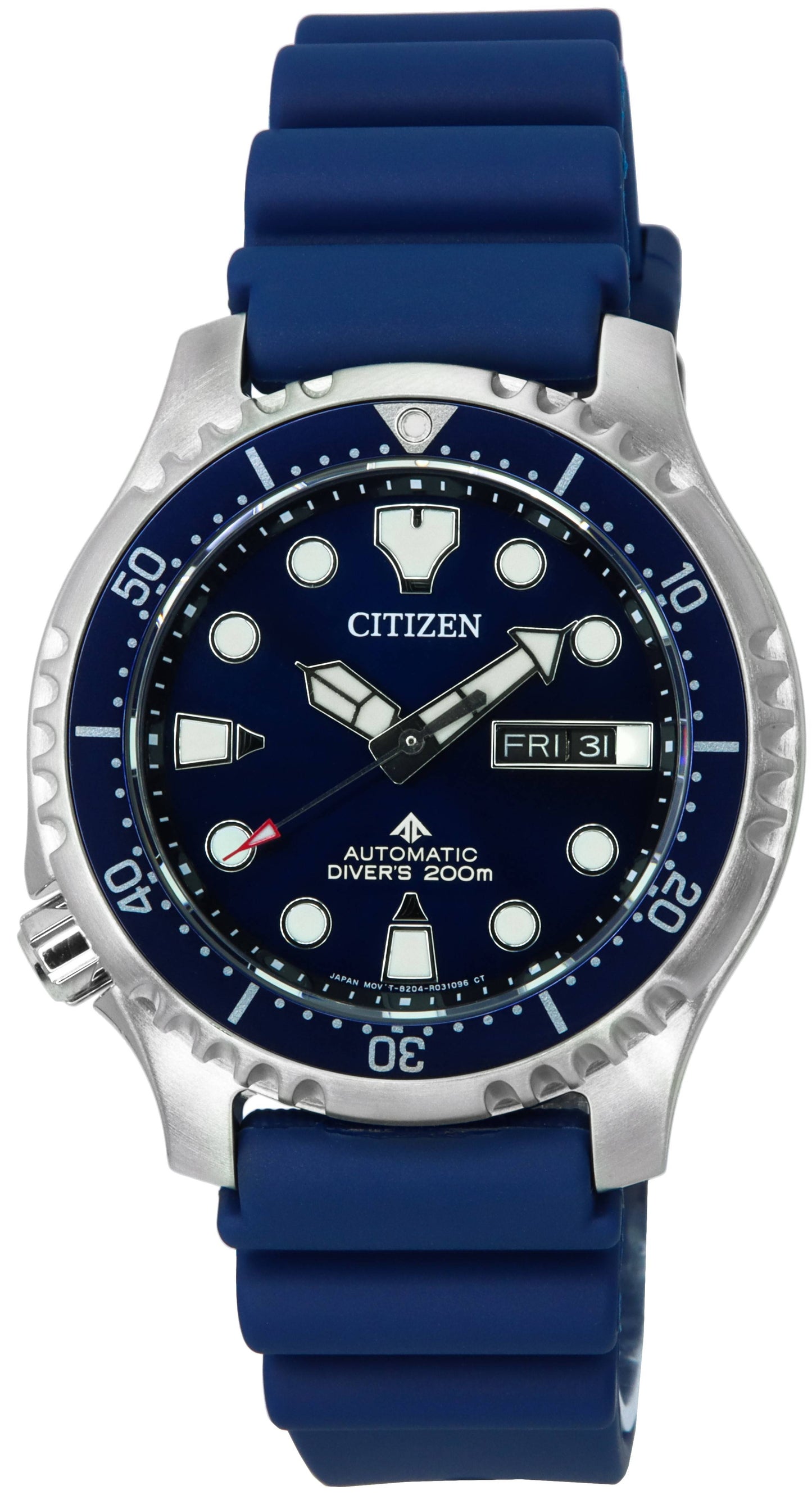 Citizen Promaster Rubber Strap Blue Dial Automatic Diver's NY0141-10L 200M Men's Watch