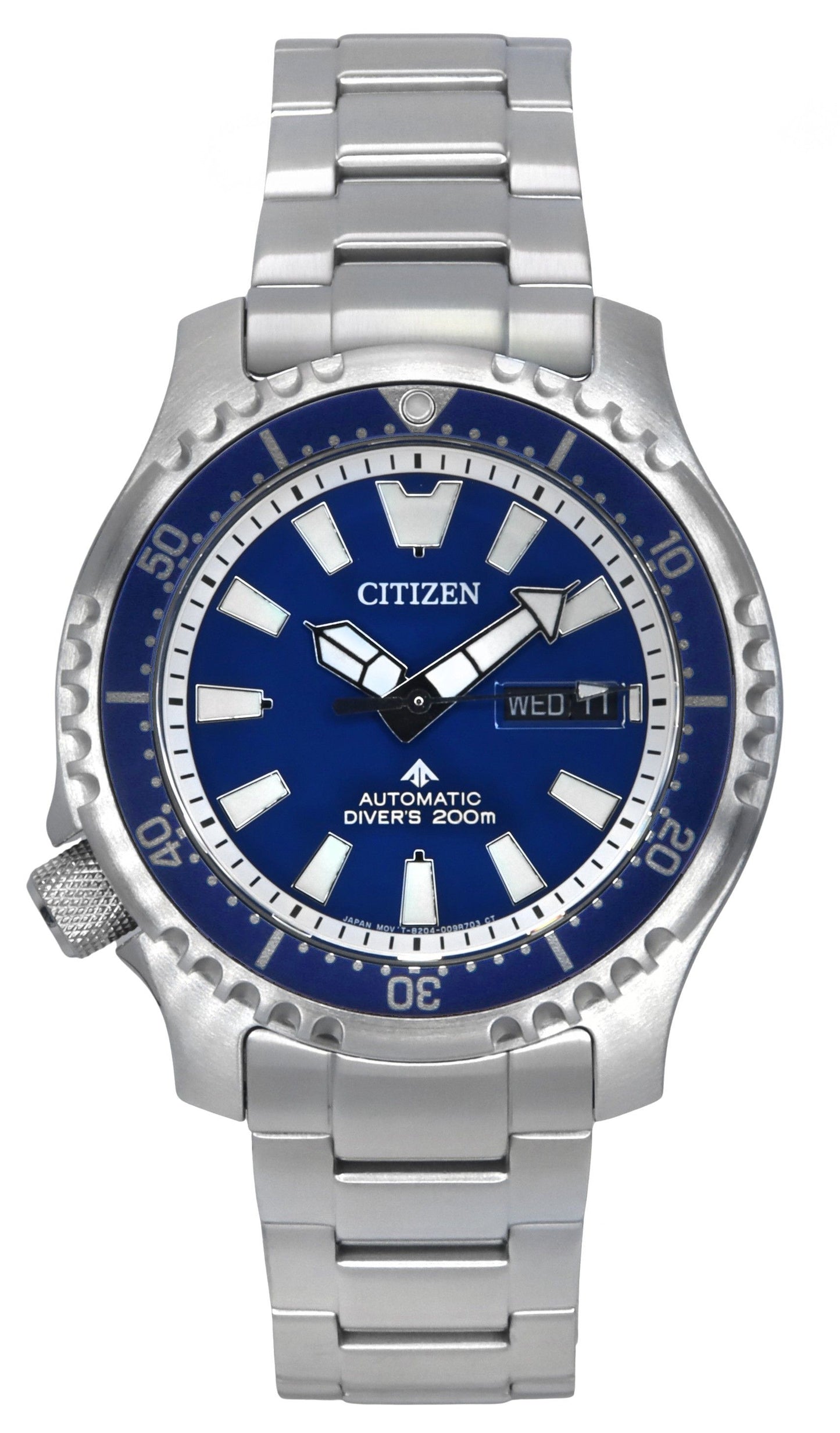 Citizen Promaster Marine Limited Edition Blue Dial Automatic Diver's NY0161-63L 200M Men's Watch With Extra Strap