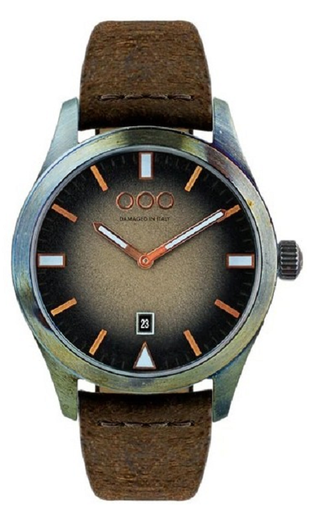 Out Of Order 143 Brown Full Lume Superluminova Dial Quartz OOO.001-17.AZ 100M Men's Watch