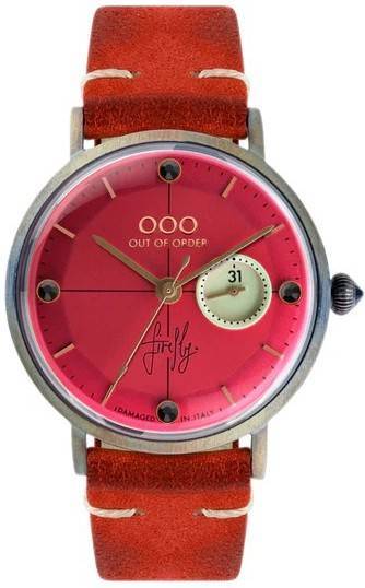 Out Of Order Firefly 36 Coral Red Dial Quartz OOO.001-7.RS Women's Watch