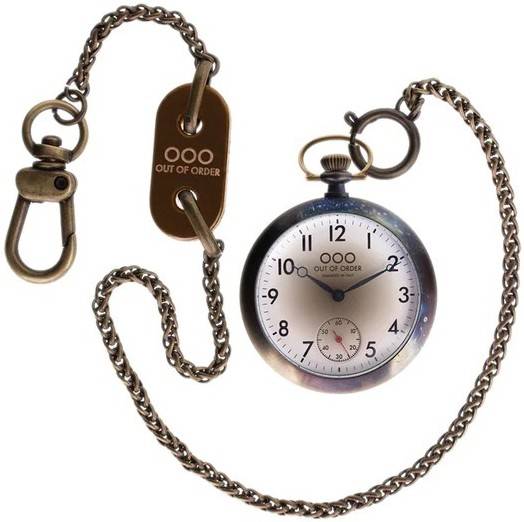 Out Of Order Hornet White Dial OOO.001-8.BI Men's Pocket Watch