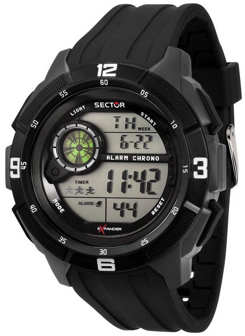 Sector EX-04 Digital Silicon Strap Quartz R3251535001 Men's Watch